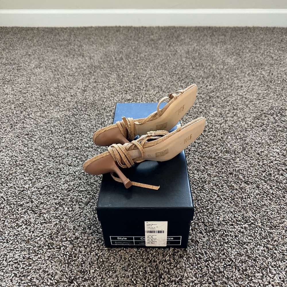 LPA Penny Heel in Natural, size 6.5 - Picture 7 of 7